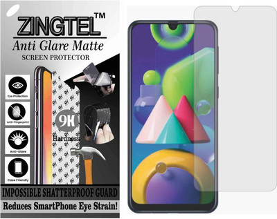 ZINGTEL Tempered Glass Guard for SAMSUNG M21S (Matte Flexible Shatterproof)(Pack of 1)