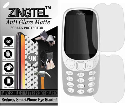 ZINGTEL Tempered Glass Guard for NOKIA 3310 DS (Matte Flexible Shatterproof)(Pack of 1)