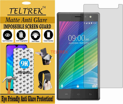 TELTREK Tempered Glass Guard for LAVA X41 PLUS (Matte Flexible Shatterproof)(Pack of 1)