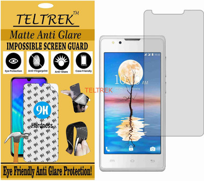 TELTREK Tempered Glass Guard for LAVA A59 (Matte Flexible Shatterproof)(Pack of 1)
