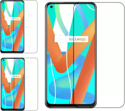 ISAAK Tempered Glass Guard for Realme 8 5G(Pack of 3)
