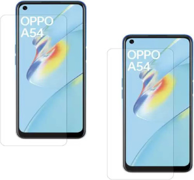 ISAAK Tempered Glass Guard for OPPO A54(Pack of 2)