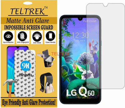 TELTREK Tempered Glass Guard for LG Q60 (Matte Flexible Shatterproof)(Pack of 1)