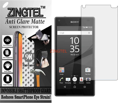 ZINGTEL Tempered Glass Guard for SONY XPERIA Z5 COMPACT (Matte Flexible Shatterproof)(Pack of 1)