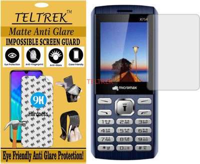 TELTREK Tempered Glass Guard for MICROMAX X754 (Matte Flexible Shatterproof)(Pack of 1)