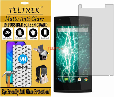 TELTREK Tempered Glass Guard for LAVA IRIS FUEL 60 (Matte Flexible Shatterproof)(Pack of 1)
