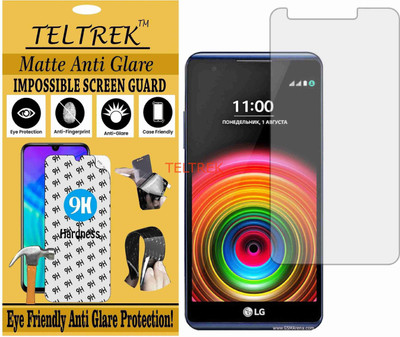 TELTREK Tempered Glass Guard for LG X POWER (Matte Flexible Shatterproof)(Pack of 1)