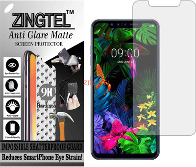 ZINGTEL Tempered Glass Guard for LG G8S THINQ (Matte Flexible Shatterproof)(Pack of 1)