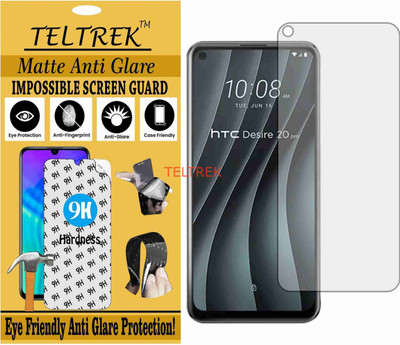 TELTREK Tempered Glass Guard for HTC DESIRE 20 PRO (Matte Flexible Shatterproof)(Pack of 1)