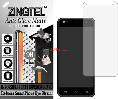 ZINGTEL Tempered Glass Guard for COMIO C2 LITE (Matte Flexible Shatterproof)(Pack of 1)