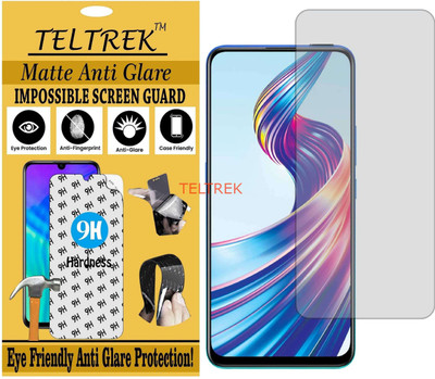 TELTREK Tempered Glass Guard for OPPO V15 (Matte Flexible Shatterproof)(Pack of 1)
