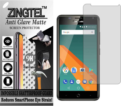 ZINGTEL Tempered Glass Guard for PANASONIC P9 (Matte Flexible Shatterproof)(Pack of 1)