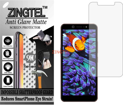 ZINGTEL Tempered Glass Guard for ITEL A44 PRO (Matte Flexible Shatterproof)(Pack of 1)