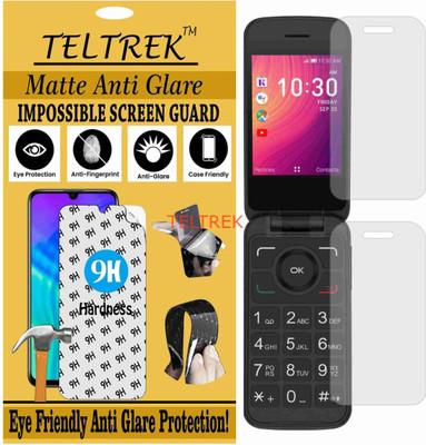 TELTREK Tempered Glass Guard for ALCATEL GO FLIP 3 (Matte Flexible Shatterproof)(Pack of 1)