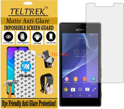 TELTREK Tempered Glass Guard for SONY XPERIA M2 (Matte Flexible Shatterproof)(Pack of 1)
