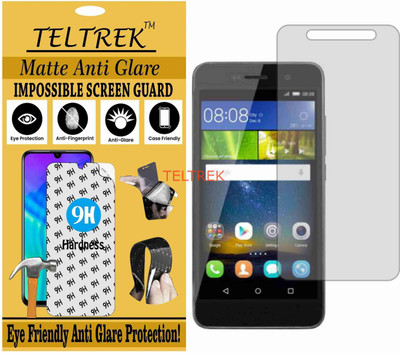 TELTREK Tempered Glass Guard for HUAWEI HONOR HOLLY 2 PLUS (Matte Flexible Shatterproof)(Pack of 1)