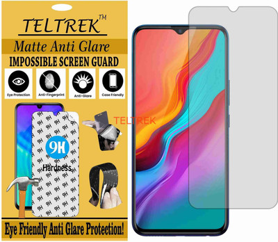 TELTREK Tempered Glass Guard for INFINIX HOT 8 LITE (Matte Flexible Shatterproof)(Pack of 1)