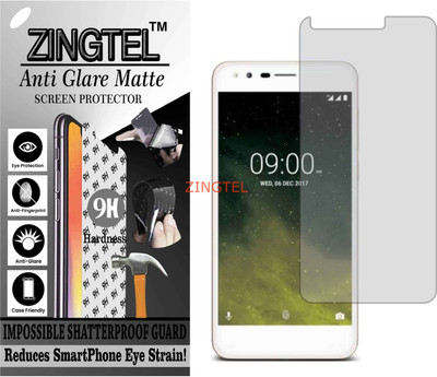 ZINGTEL Tempered Glass Guard for LAVA Z70 (Matte Flexible Shatterproof)(Pack of 1)