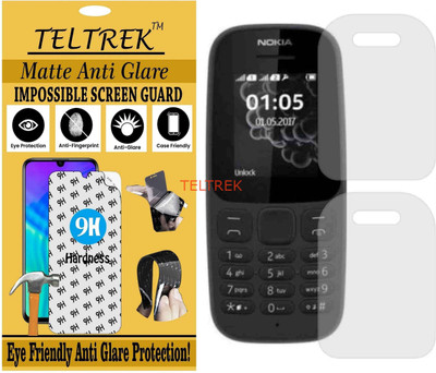 TELTREK Tempered Glass Guard for NOKIA TA-1010/105 (Matte Flexible Shatterproof)(Pack of 1)