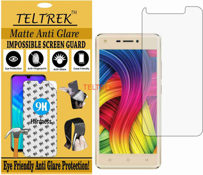 TELTREK Tempered Glass Guard for INTEX INDIE 5 (Matte Flexible Shatterproof)(Pack of 1)