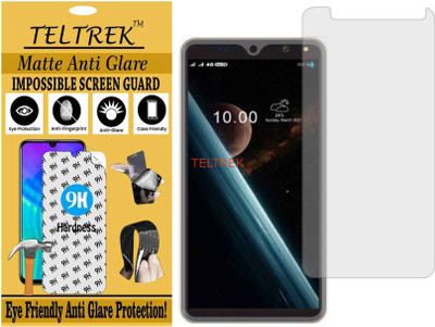 TELTREK Tempered Glass Guard for SPINUP A7 MAX (Matte Flexible Shatterproof)(Pack of 1)