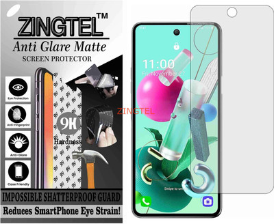 ZINGTEL Tempered Glass Guard for LG K92 5G (Matte Flexible Shatterproof)(Pack of 1)
