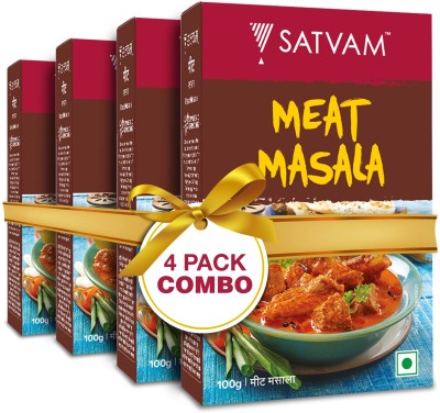 Satvam Meat Masala (Pack of 4) | (4 * 100 Grams)(4 x 100 g)