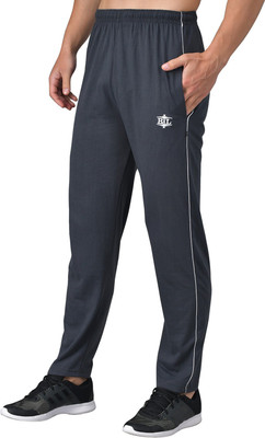 eCools Solid Men Grey Track Pants