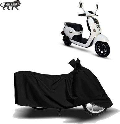 MOTOGENIX Two Wheeler Cover for Okinawa(Lite, Black)
