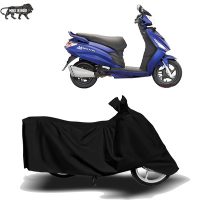 MOTOGENIX Two Wheeler Cover for Hero(Maestro Edge, Black)