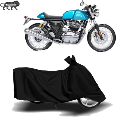 MOTOGENIX Two Wheeler Cover for Royal Enfield(Continental GT, Black)