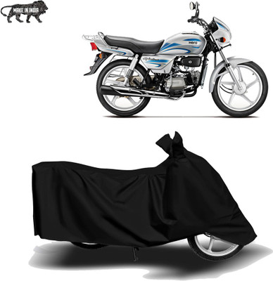 Mdstar Two Wheeler Cover for Hero(Splendor, Black)