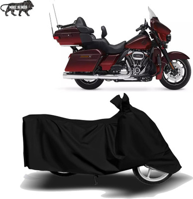 MOTOGENIX Two Wheeler Cover for Harley Davidson(CVO Limited, Black)