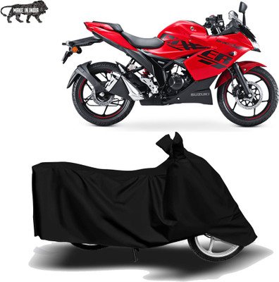 MOTOGENIX Two Wheeler Cover for Suzuki(Gixxer SF 150, Black)
