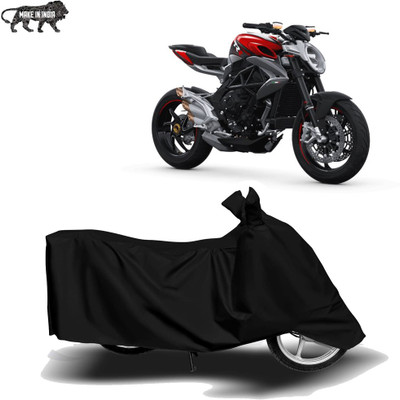 Mdstar Waterproof Two Wheeler Cover for MV Agusta(Brutale, Black)