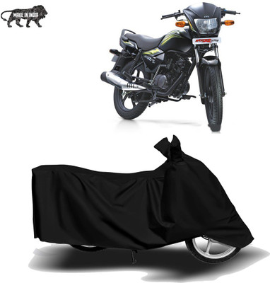 MOTOGENIX Two Wheeler Cover for TVS(Star City, Black)