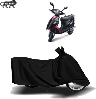 Mdstar Two Wheeler Cover for TVS(Scooty Streak, Black)