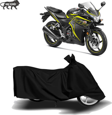 MOTOGENIX Two Wheeler Cover for Honda(CBR 250R, Black)