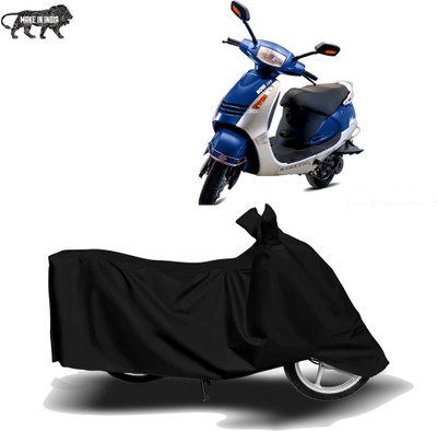 STORIDE Two Wheeler Cover for Kinetic(Nova, Black)