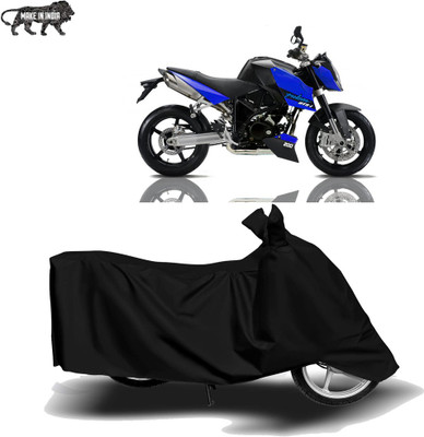 Amozkart Two Wheeler Cover for Bajaj(Pulsar 220 DTS-i, Black)