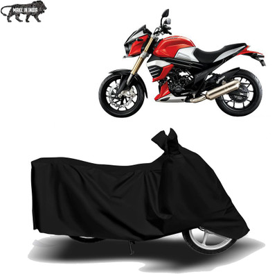 MOTOGENIX Two Wheeler Cover for Mahindra(MOJO XT 300, Black)