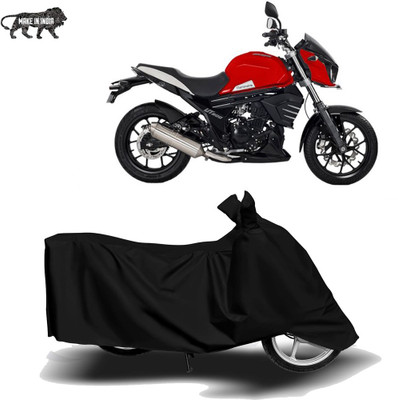 STORIDE Two Wheeler Cover for Mahindra(Mojo UT 300, Black)