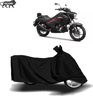 MOTOGENIX Two Wheeler Cover for Suzuki(Intruder, Black)