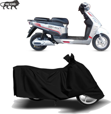 MOTOGENIX Two Wheeler Cover for Hero Electric(Electric NYX, Black)