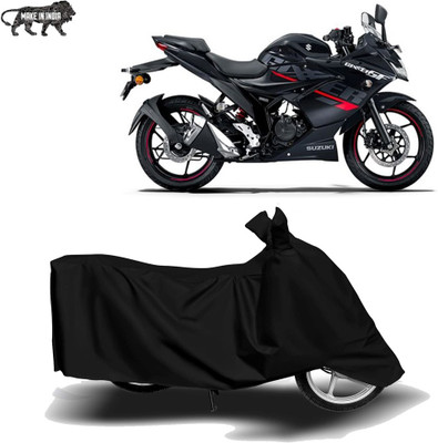 MOTOGENIX Two Wheeler Cover for Suzuki(Gixxer SF, Black)