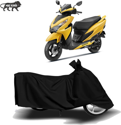 MOTOGENIX Two Wheeler Cover for Honda(Grazia, Black)
