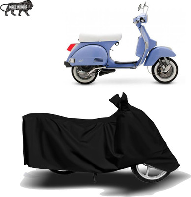 MOTOGENIX Two Wheeler Cover for LML(Star Euro 200, Black)