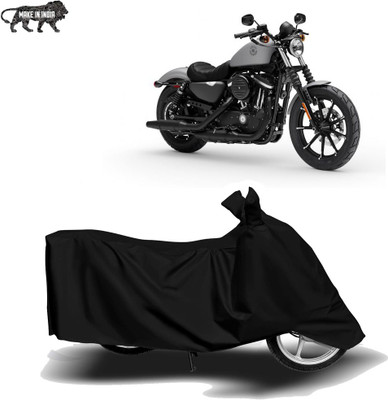 MOTOGENIX Two Wheeler Cover for Harley Davidson(Iron 883, Black)