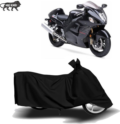 MOTOGENIX Two Wheeler Cover for Suzuki(GSX R1300 Hayabusa, Black)