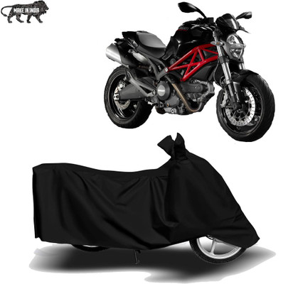 Mdstar Waterproof Two Wheeler Cover for Ducati(Monster 795, Black)